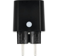 Prise intelligente Shelly Plug M Gen3, prise connectée Wi-Fi, puissance jusqu'à 3000 Watts, noir.