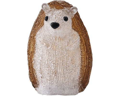 Figurine de jardin LED hérisson en acrylique