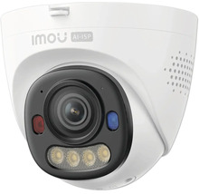 Caméra de surveillance dôme Imou avec technologie AI-ISP et diodes électroluminescentes pour vision nocturne.