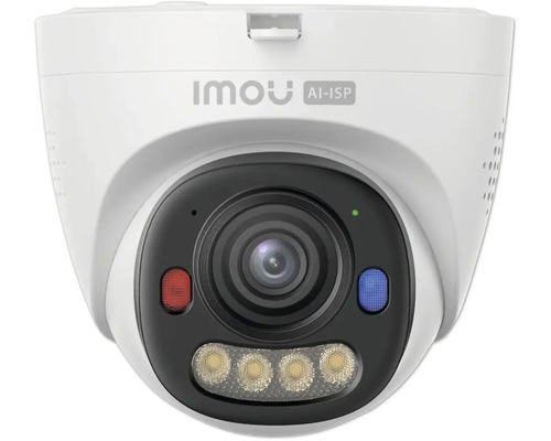 Caméra de surveillance Imou avec technologie AI-ISP et éclairage intégré.