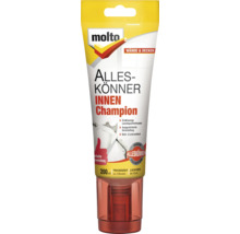 Enduit de rebouchage leger Molto Alleskoenner Champion en tube de 200 millilitres pour murs et plafonds a l interieur.