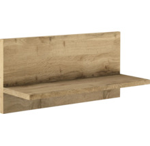 Etagère murale décor bois avec veinage apparent.