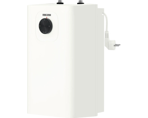 Stiebel Eltron Kleinspeicher mit Temperaturregler, Netzkabel und Stecker.