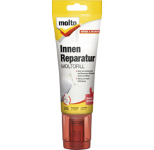 Enduit de rebouchage prêt à l'emploi Molto Innen Reparatur Moltofill en tube de 330 grammes pour murs et plafonds intérieurs.
