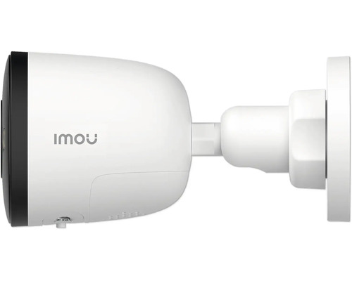 Caméra de surveillance IMOU avec support mural.
