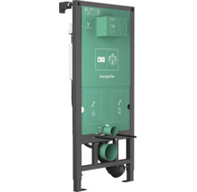 hansgrohe Vorwandelement für wandhängende WCs mit integriertem Unterputzspülkasten und Metallrahmen.