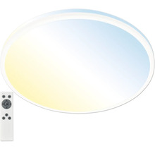 LED Deckenleuchte dimmbar 40W4600 lm 2700- 6500 K Ø 49 cm Lana weiß Nachtlicht, Timerfunktion, inkl Fernbedienung