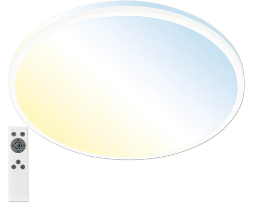 LED Deckenleuchte dimmbar 40W4600 lm 2700- 6500 K Ø 49 cm Lana weiß Nachtlicht, Timerfunktion, inkl Fernbedienung