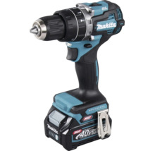 Perceuse-visseuse à percussion sans fil Makita 40 Volt XGT avec moteur sans balais et clip ceinture.