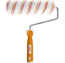 Rouleau à peinture Alpina avec poignée ergonomique et manchon rayé pour travaux de peinture.