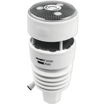 Capteur extérieur blanc 7 en 1 Ecowitt WS90 pour station météo avec panneau solaire et anémomètre à ultrasons.