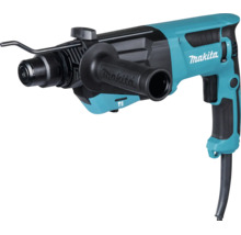 Marteau perforateur Makita avec poignée latérale et butée de profondeur.