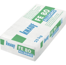 Chape fluide à base de sulfate de calcium Knauf FE 80 Allegro, 25 kilogrammes.