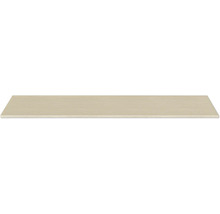 Panneau de meuble rectangulaire avec veinure de bois.