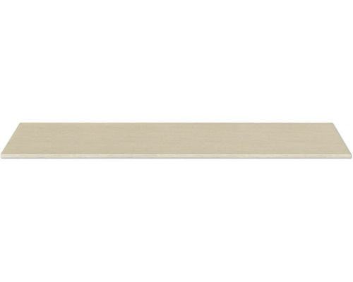 Panneau de meuble rectangulaire avec veinure de bois.