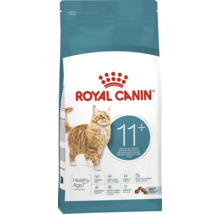 Nourriture Royal Canin pour chats seniors dès 11 plus ans, soutient les reins, le pelage, la mobilité et la digestion.
