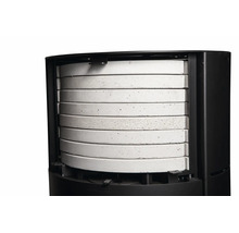 Pierres d accumulation de chaleur incurvées empilées dans un poêle