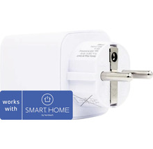 Prise connectée compacte, SMART HOME by hornbach Logo.