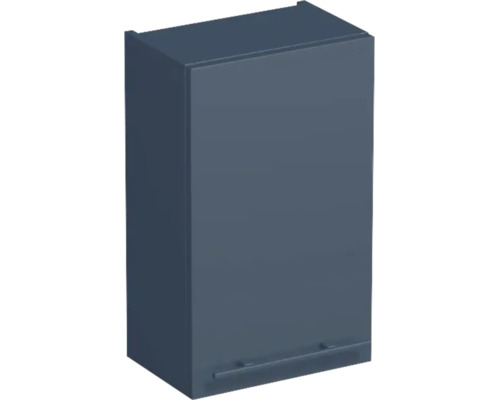 Armoire suspendue Jungborn QUARANTA L x H x P 35 x 58 x 23 cm, à gauche, façade bleue mate