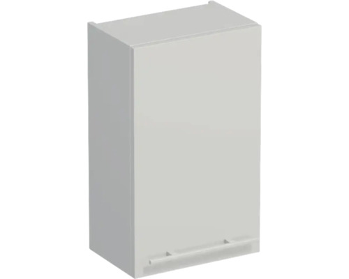 Armoire suspendue Jungborn QUARANTA L x H x P 35 x 58 x 23 cm, à gauche, façade gris clair mat