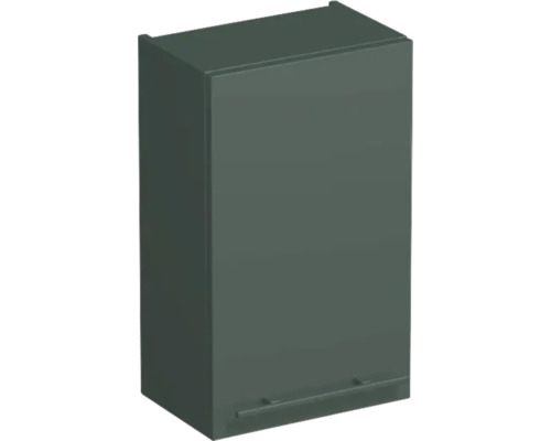 Armoire suspendue Jungborn QUARANTA L x H x P 35 x 58 x 23 cm, à gauche, façade vert sauge mat