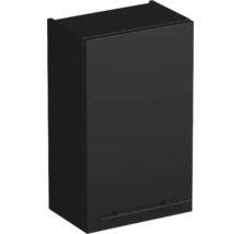 Armoire suspendue Jungborn QUARANTA L x H x P 35 x 58 x 23 cm, à droite, façade noire mate