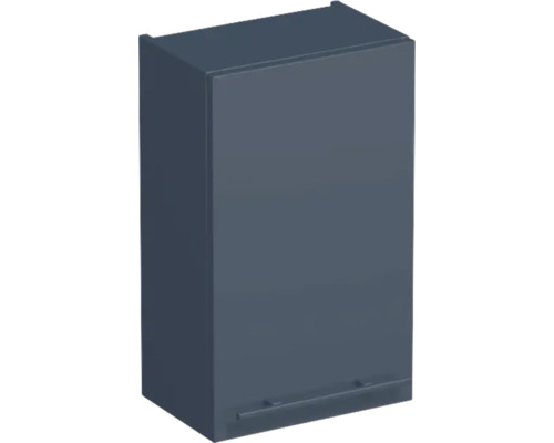 Armoire suspendue Jungborn QUARANTA L x H x P 35 x 58 x 23 cm, à droite, façade bleue mate