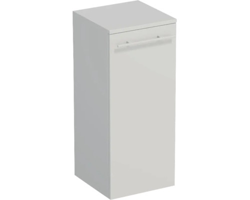 Meuble bas Jungborn QUARANTA L x H x P 35 x 81,8 x 35 cm, à gauche, façade gris clair mat