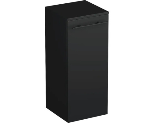 Meuble bas Jungborn QUARANTA L x H x P 35 x 81,8 x 35 cm, à droite, façade noire mate