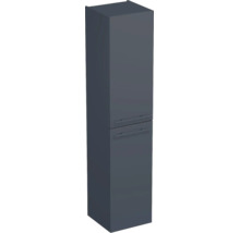 Armoire haute Jungborn QUARANTA L x H x P 35 x 160 x 35 cm, façade bleue mate