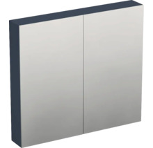 Armoire de toilette pour salle de bains, à deux portes avec corps anthracite.