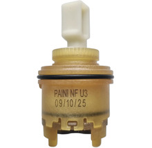 Cartouche PAINI NF U3 pour robinetterie en plastique avec joint d'étanchéité.