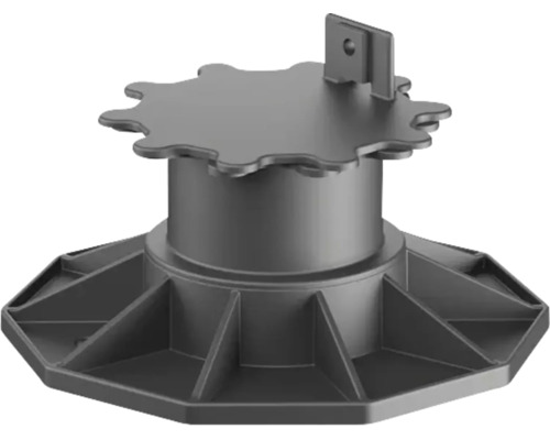 Plot de terrasse réglable en hauteur pour sous-constructions en plastique.