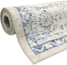 Teppich Flachgewebe Larisa waschbar blau 200x300 cm