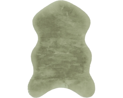 Kunstfell Romance Shape salbei waschbar 55x80 cm