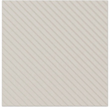 Carreau carré avec motif à rayures diagonales et surface texturée.