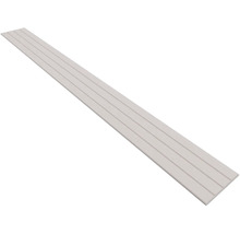 Panneau pour mur et plafond avec rainures longitudinales parallèles.