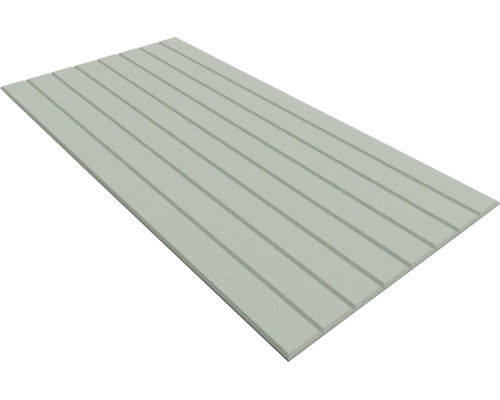 Lambris pour mur ou plafond avec plusieurs rainures longitudinales parallèles pour un revêtement mural moderne.