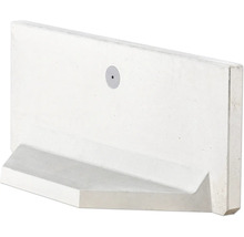 L-Stein Ecke unbewehrt Sichtbeton grau 40 cm x 100 cm x 5 cm