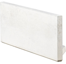 L-Stein Ecke unbewehrt Sichtbeton grau 40 cm x 100 cm x 5 cm