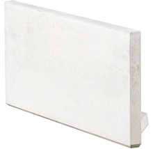 Pierre en L d’angle en béton apparent grise 60 cm x 100 cm x 5 cm