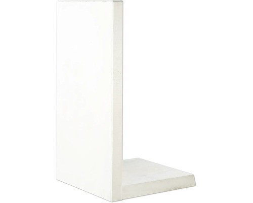 Pierre d’angle en béton apparent armée grise 155 cm x 100 cm x 8 cm
