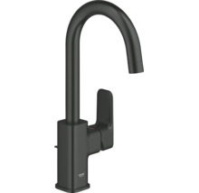 Mitigeur de cuisine GROHE avec bec haut en U et levier monocommande, noir mat.