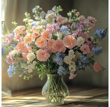 Leinwandbild Wildflowers 30x30 cm