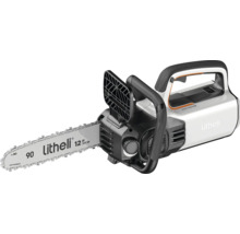 Tronçonneuse à batterie Litheli avec guide-chaîne de 30 centimètres et moteur sans balais.