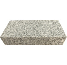 Marche bloc en granit avec surface mouchetée.