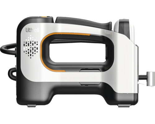 Compresseur d'air portable Litheli avec poignée et design compact.