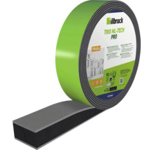 Bande d'étanchéité multifonction illbruck TP654 Trio ML-Tech Pro, ruban de mousse noire multicouche en rouleau.