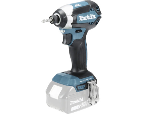 Visseuse à chocs sans fil Makita 18 Volt LXT avec moteur sans balai, éclairage de travail et clip ceinture.