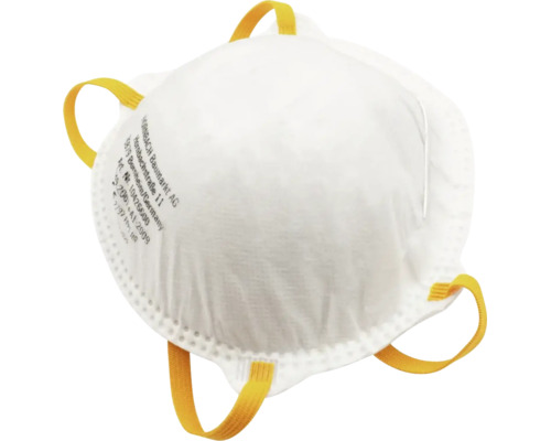 Masque antipoussière FFP1 avec brides élastiques et pince-nez de Hornbach Baumarkt AG.